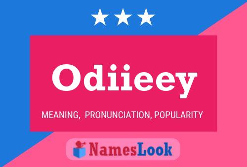 Постер имени Odiieey