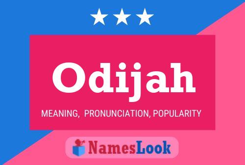 Постер имени Odijah