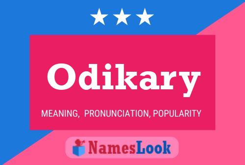 Постер имени Odikary