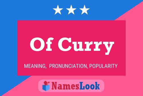 Постер имени Of Curry