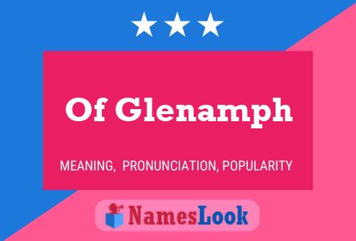 Постер имени Of Glenamph