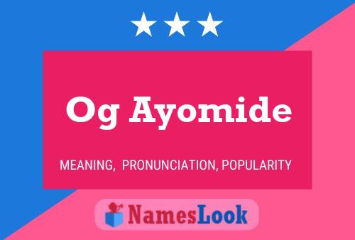 Постер имени Og Ayomide