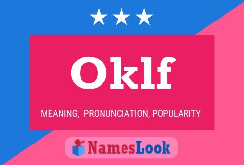 Постер имени Oklf