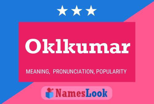 Постер имени Oklkumar