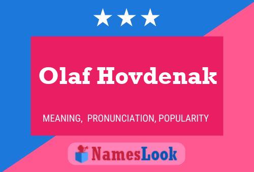 Постер имени Olaf Hovdenak