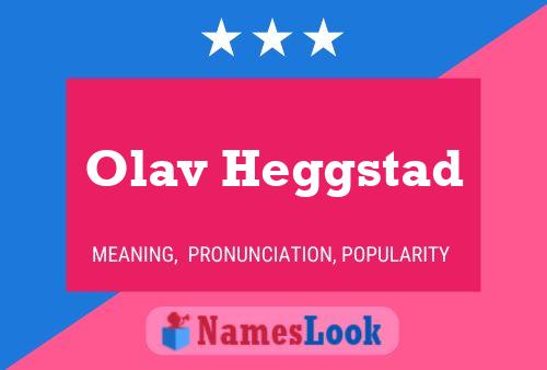 Постер имени Olav Heggstad