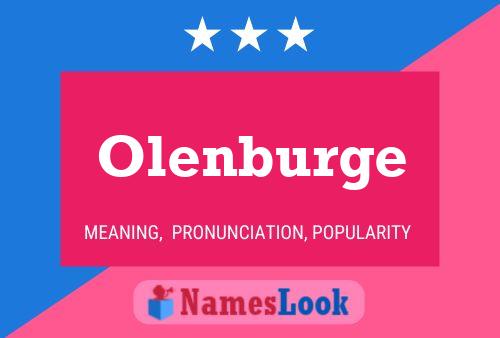 Постер имени Olenburge