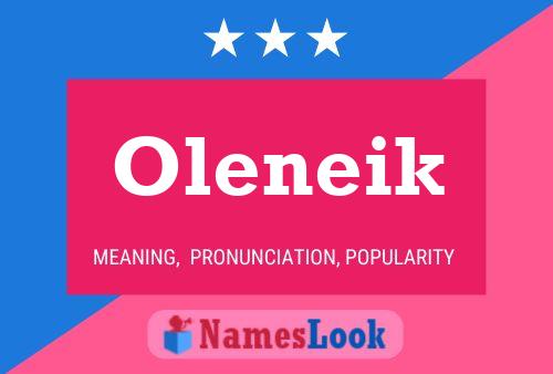 Постер имени Oleneik