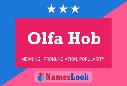 Постер имени Olfa Hob