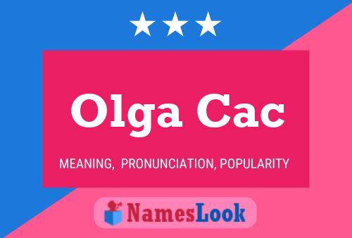 Постер имени Olga Cac