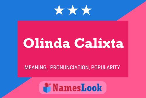 Постер имени Olinda Calixta