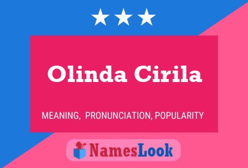 Постер имени Olinda Cirila