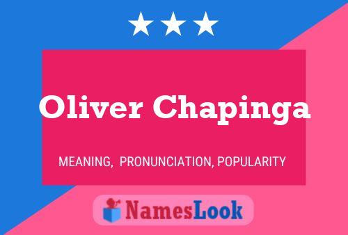 Постер имени Oliver Chapinga