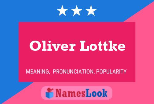 Постер имени Oliver Lottke