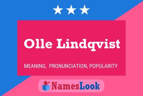 Постер имени Olle Lindqvist