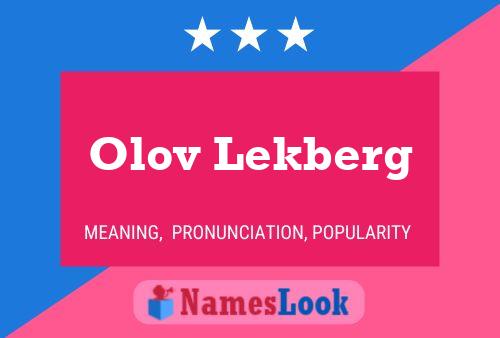 Постер имени Olov Lekberg