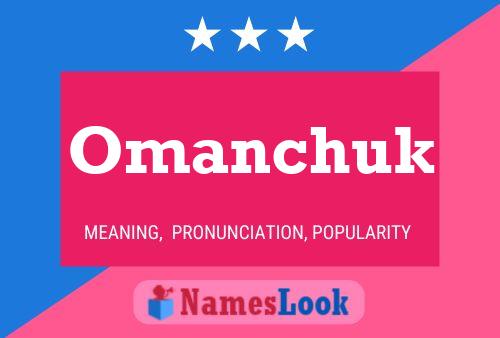 Постер имени Omanchuk