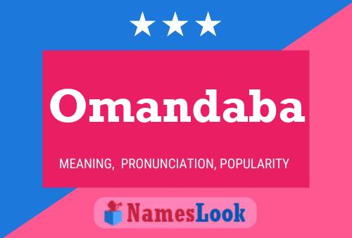 Постер имени Omandaba