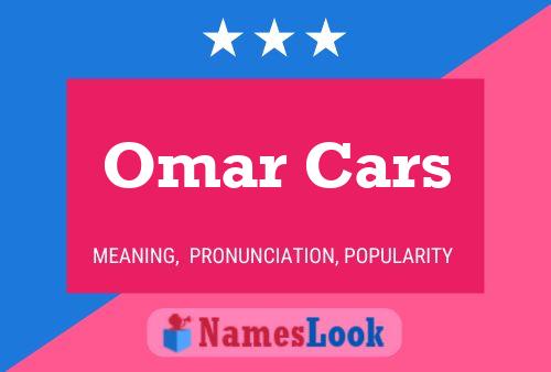 Постер имени Omar Cars