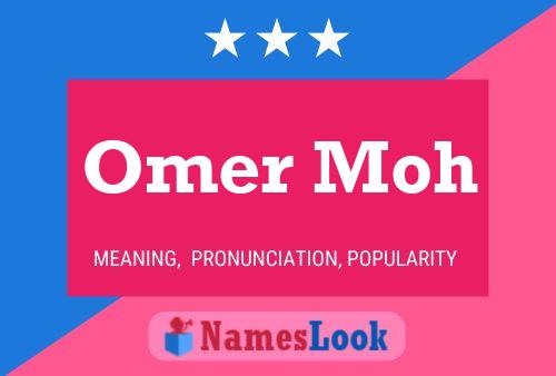 Постер имени Omer Moh