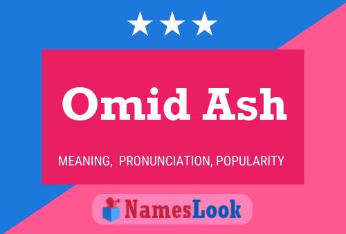 Постер имени Omid Ash