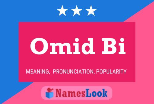 Постер имени Omid Bi