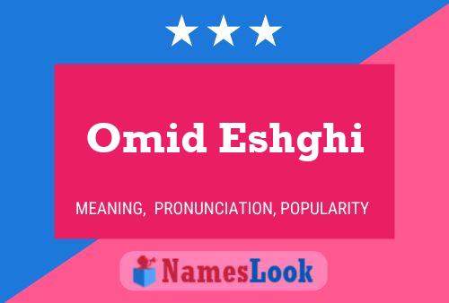 Постер имени Omid Eshghi