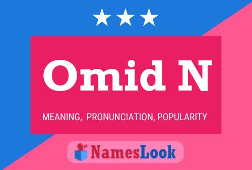 Постер имени Omid N