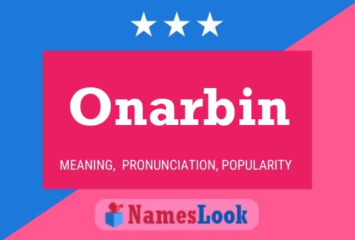 Постер имени Onarbin