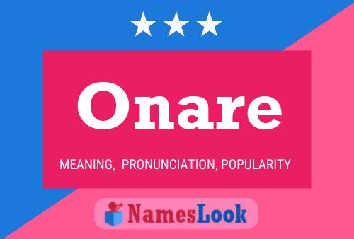 Постер имени Onare