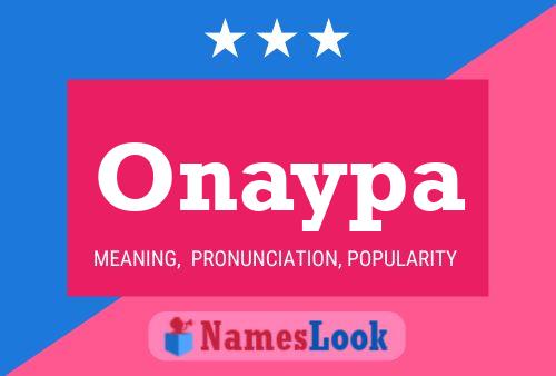 Постер имени Onaypa