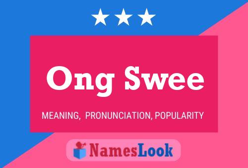 Постер имени Ong Swee