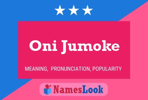 Постер имени Oni Jumoke