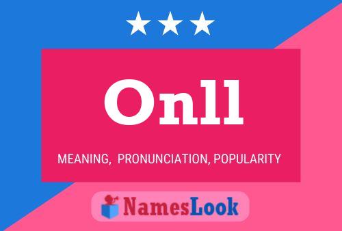 Постер имени Onll