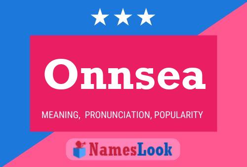 Постер имени Onnsea