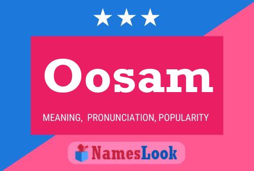 Постер имени Oosam