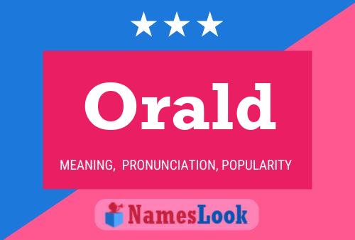 Постер имени Orald