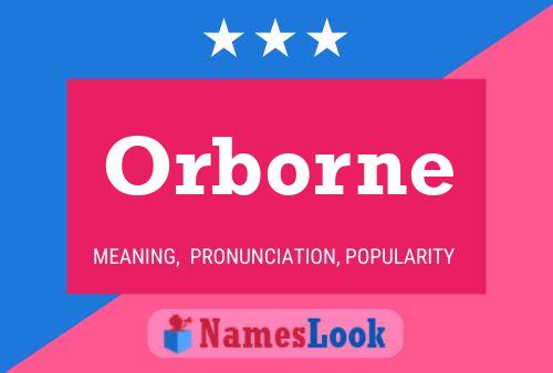 Постер имени Orborne