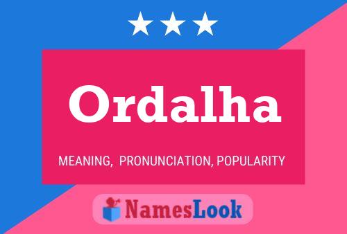 Постер имени Ordalha