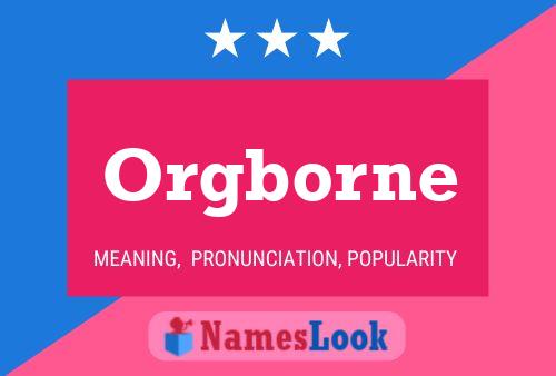 Постер имени Orgborne