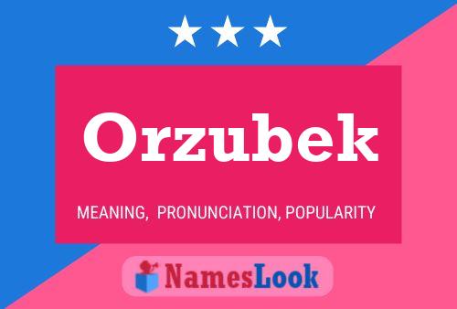 Постер имени Orzubek