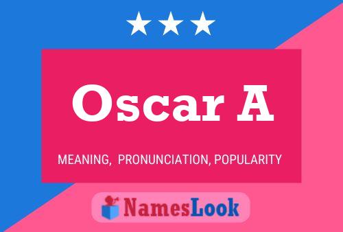 Постер имени Oscar A