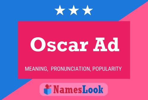 Постер имени Oscar Ad