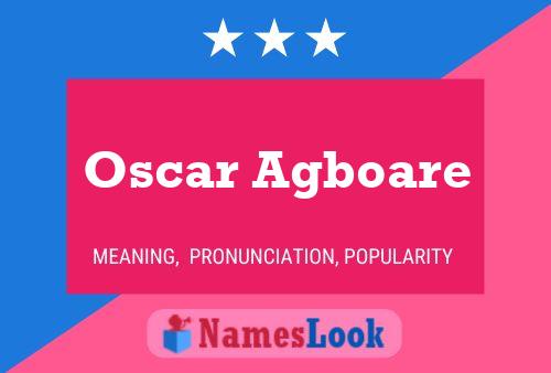 Постер имени Oscar Agboare