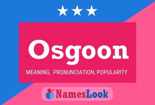 Постер имени Osgoon