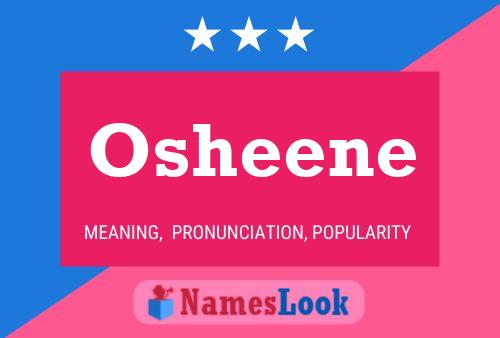 Постер имени Osheene