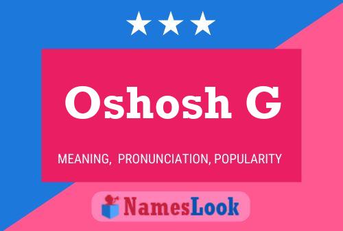 Постер имени Oshosh G