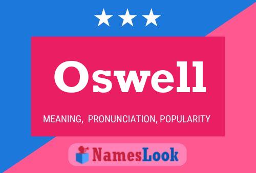 Постер имени Oswell