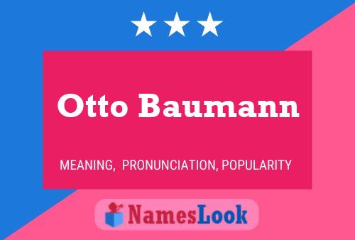 Постер имени Otto Baumann