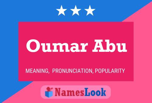 Постер имени Oumar Abu